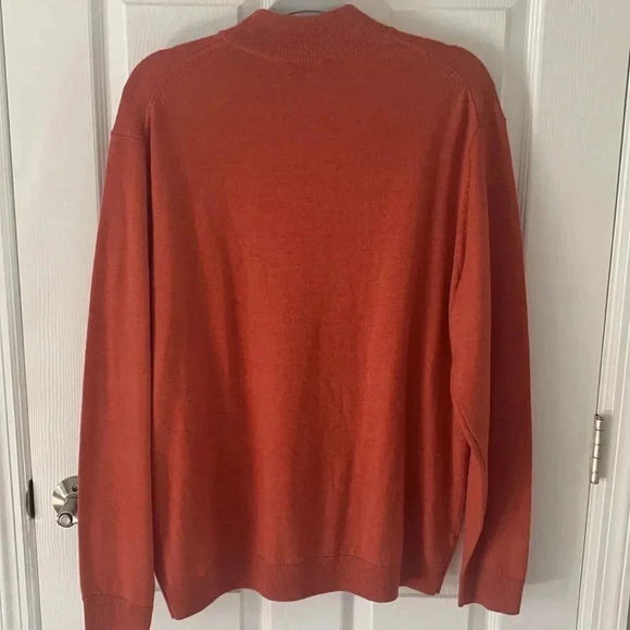 Turnbury Extra Fine Merino Wool Mock neck sweater size Large - Picture 4 of 7